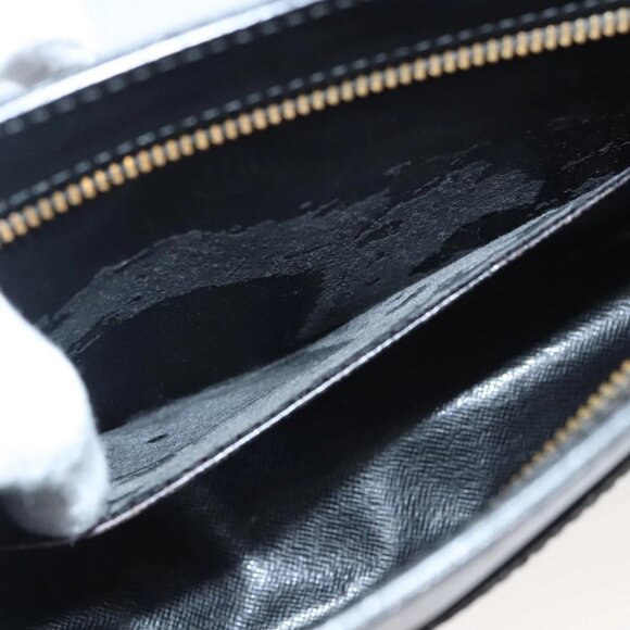 LOUIS VUITTON Epi Pochette Homme Clutch Bag Black Noir - Picture 9 of 16